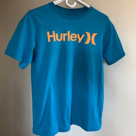 🎽 HURLEY EVERYDAY ONE AND ONLY SOLID SHORT SLEEVE T-SHIRT in SEADOO - Picture 1 of 3